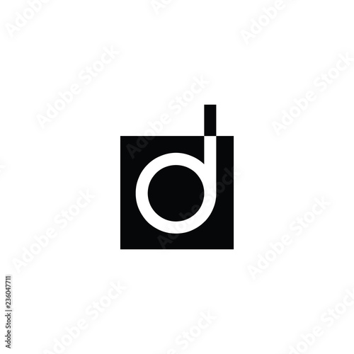 letter d logo vector