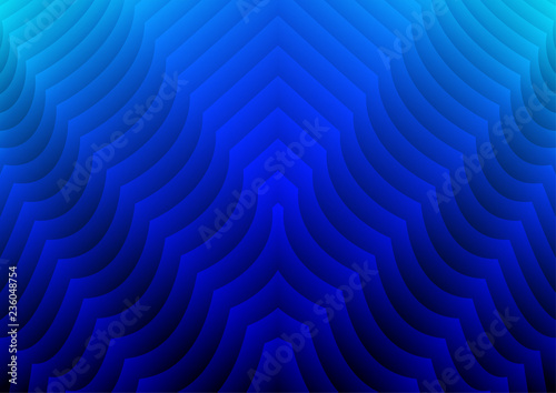Abstract Wavy Symmetric Texture with Gradient Effect in Blue Tones. Applicable for Web Background, Banners, Posters and Fliers. EPS 10 Vector.