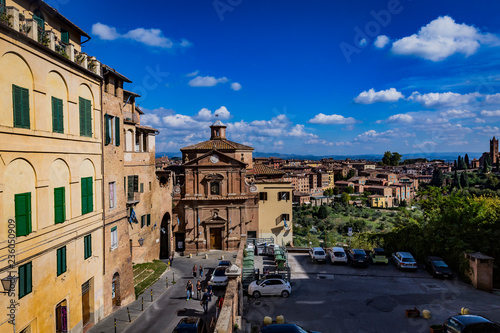 square in Siena, Italy
