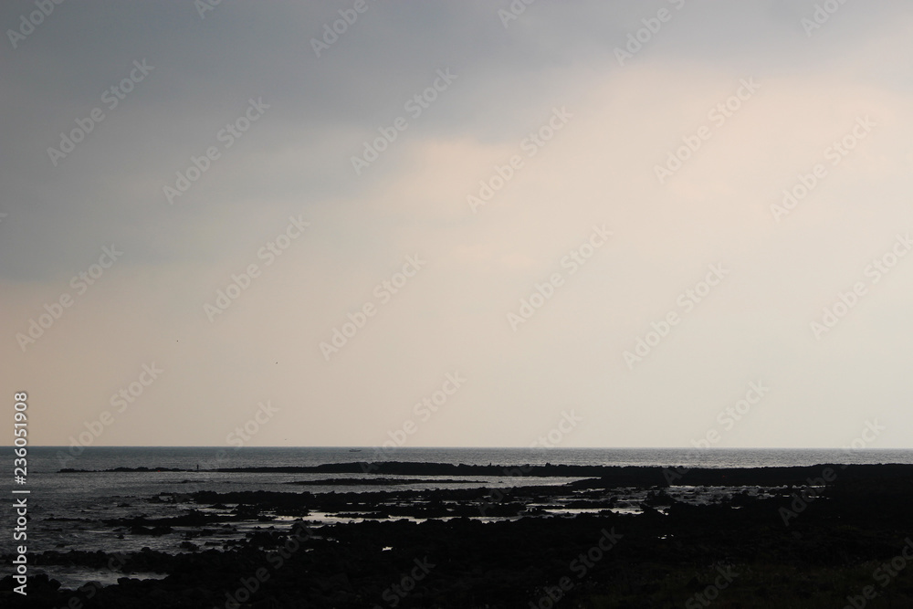 Obraz premium Beautiful Scenery of Jeju Island / Scenery Picture of Jeju Island, Korea