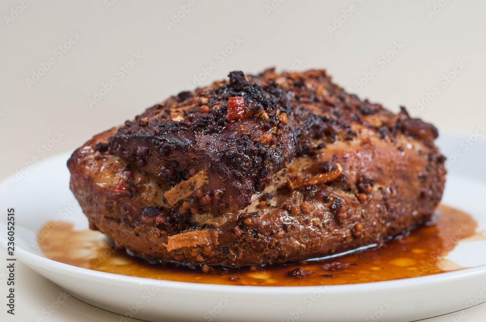 Baked baked ham Baked baked ham