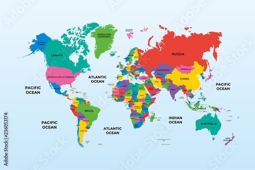 World map design