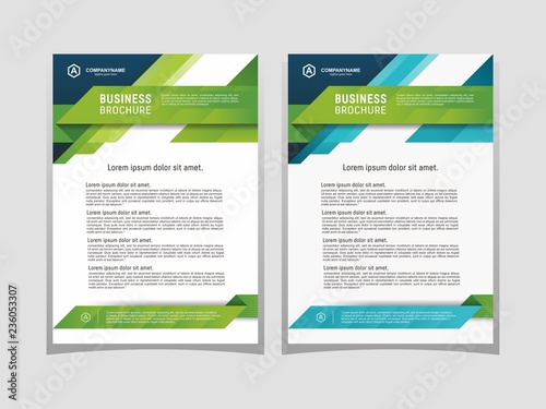 Business brochure flyer design template