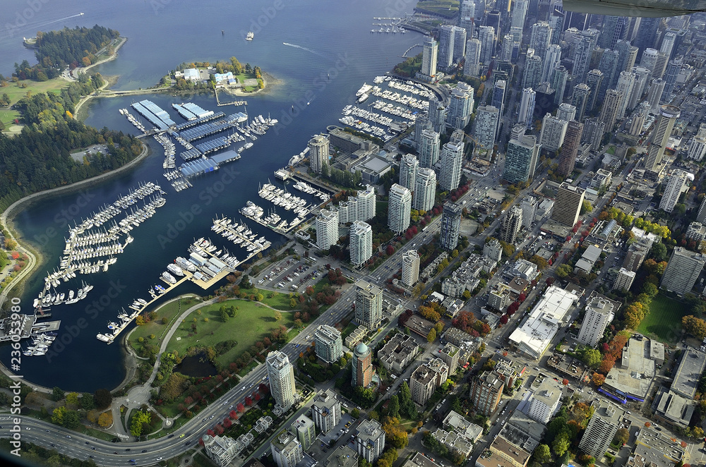 Obraz premium Coal Harbour, Vancouver, BC, Kanada