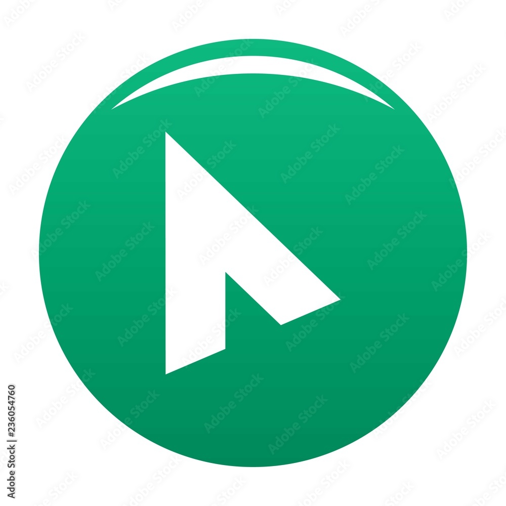 Cursor modern element icon. Simple illustration of cursor modern element vector icon for any design green Cursor modern element icon. Simple illustration of cursor modern element vector icon for any design green
