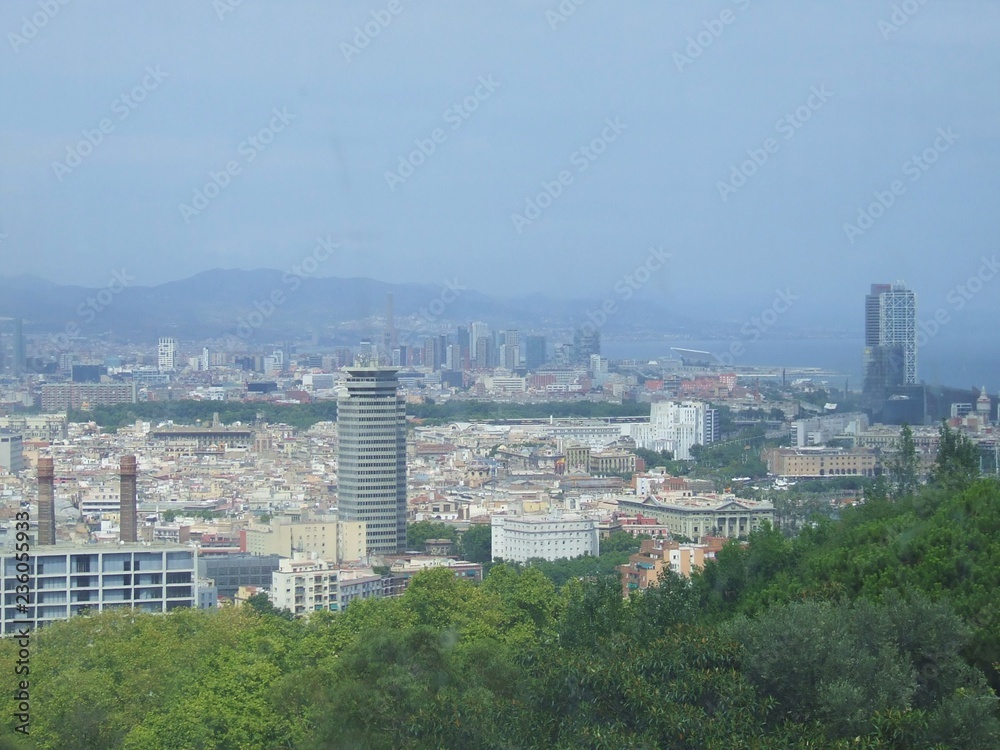 Fototapeta premium VILLE DE BARCELONE - BARCELONA - ESPAGNE - CATALOGNE