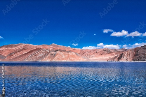 Pangong lake in Leh, India