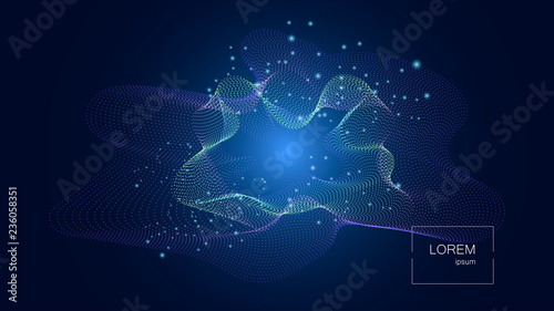 Abstract background. Fluid gradient shapes composition. Futuristic design posters. Eps10 vector.