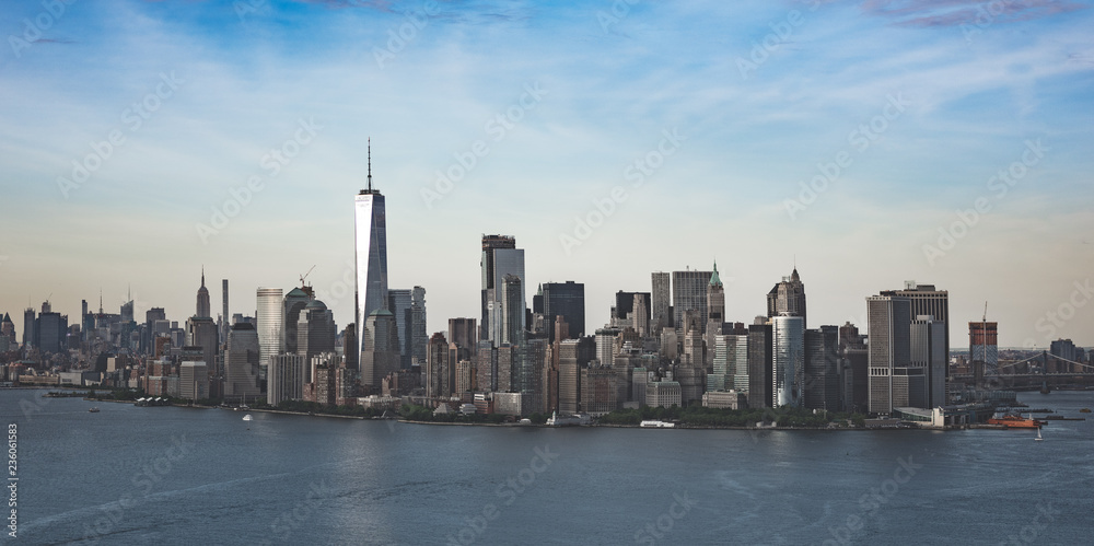 Fototapeta premium Aerial View of Manhattan