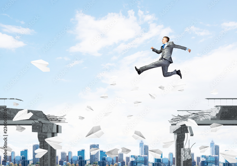 Problem and difficulties overcoming concept. Problem and difficulties overcoming concept.