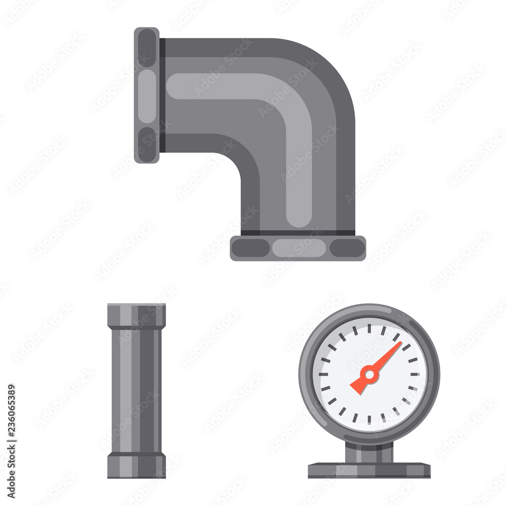 Isolated object of pipe and tube symbol. Collection of pipe and pipeline stock vector illustration. Isolated object of pipe and tube symbol. Collection of pipe and pipeline stock vector illustration.