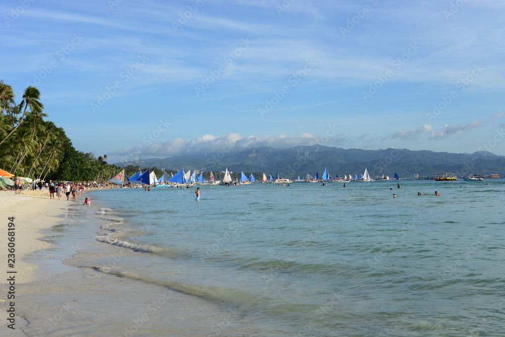 Obraz premium White Beach Philippines