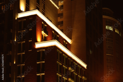 Beautiful view of modern bu...