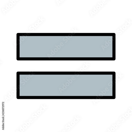 Equal To Vector Icon
