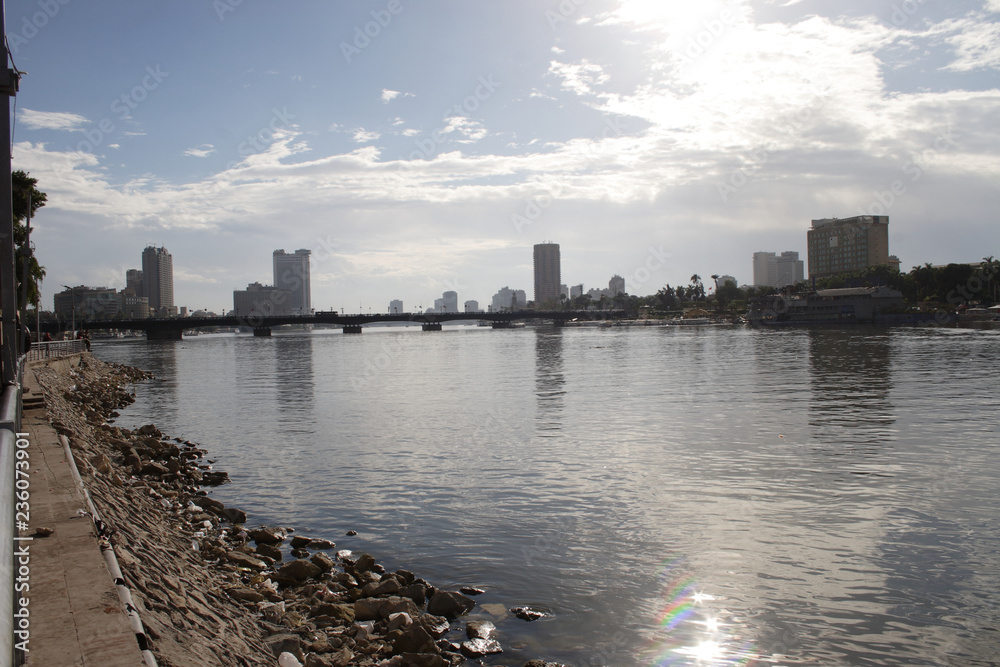 Fototapeta premium General view of the Nile