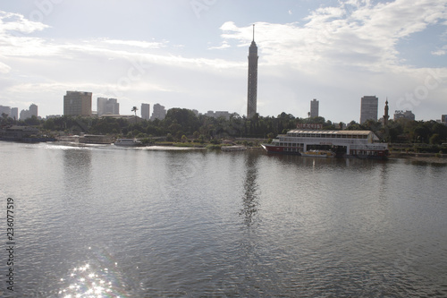 Cairo tower and the Nile