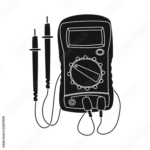 Vector illustration of electricity and electric icon. Collection of electricity and energy stock vector illustration.