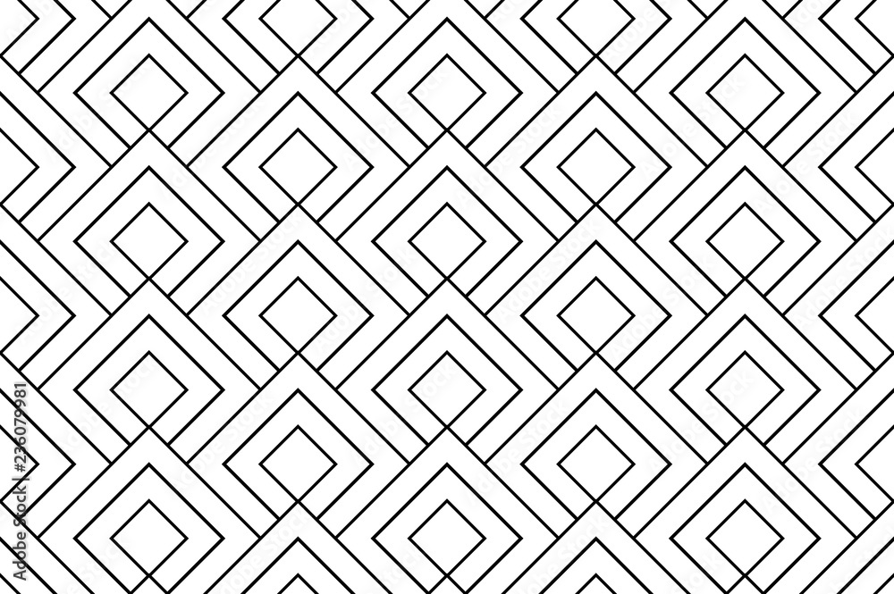 The geometric pattern with lines. Seamless vector background. White and black texture. Graphic modern pattern. Simple lattice graphic design The geometric pattern with lines. Seamless vector background. White and black texture. Graphic modern pattern. Simple lattice graphic design