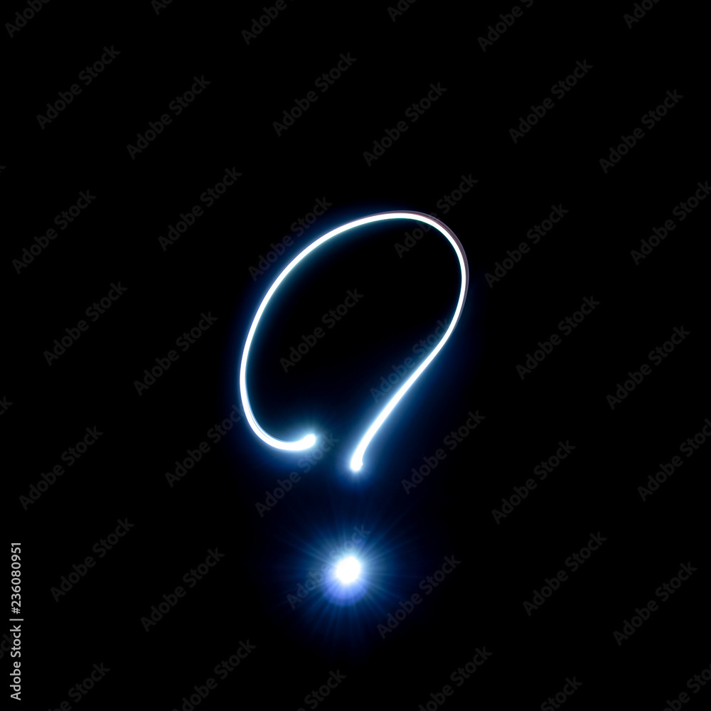 Question mark. Blue bright question mark on black. Shiny question mark. Question mark. Blue bright question mark on black. Shiny question mark.