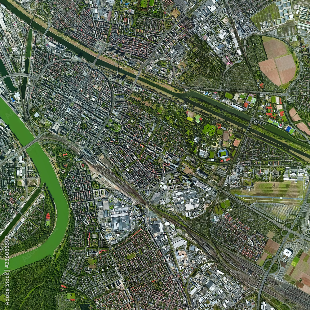 Luftbild Mannheim Oststadt