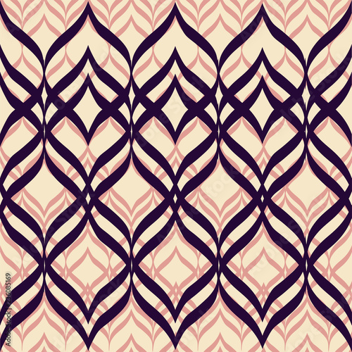 Linear Strokes Underlaid Seamless Pattern