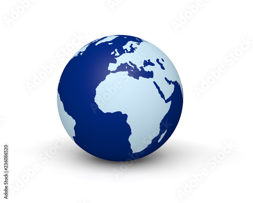 planet earth globe 3D 