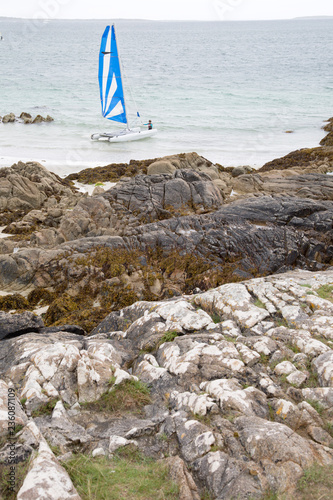 Sailing at Dog’s Bay, Roundstone; Connemara photo