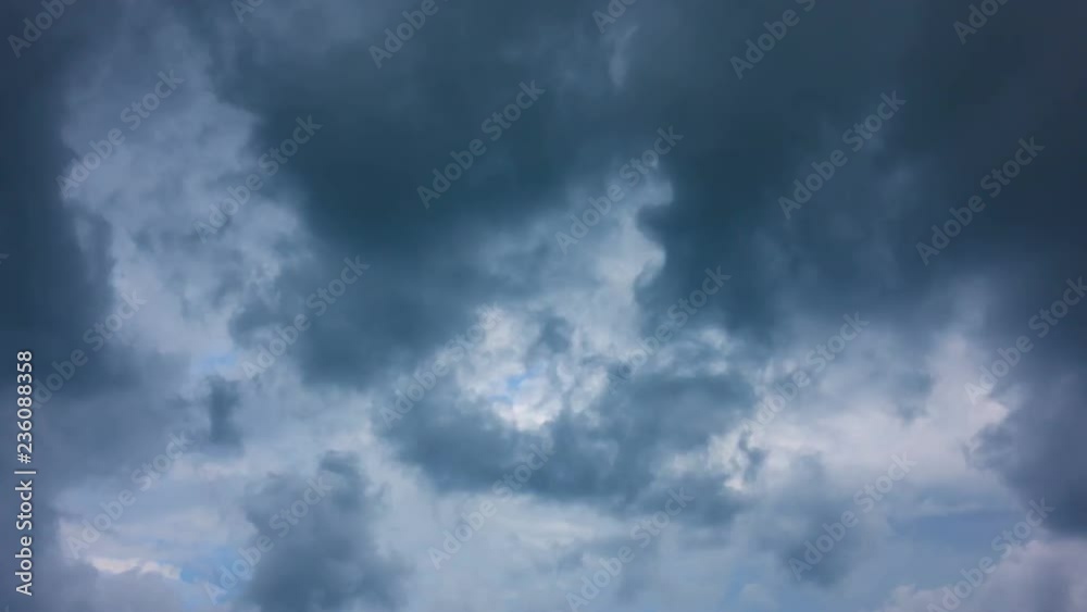 Clearing - Changing of the weather from rain clouds to clear sky, 4k timelapse Clearing - Changing of the weather from rain clouds to clear sky, 4k timelapse