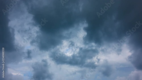 Wallpaper Mural Clearing - Changing of the weather from rain clouds to clear sky, 4k timelapse Torontodigital.ca