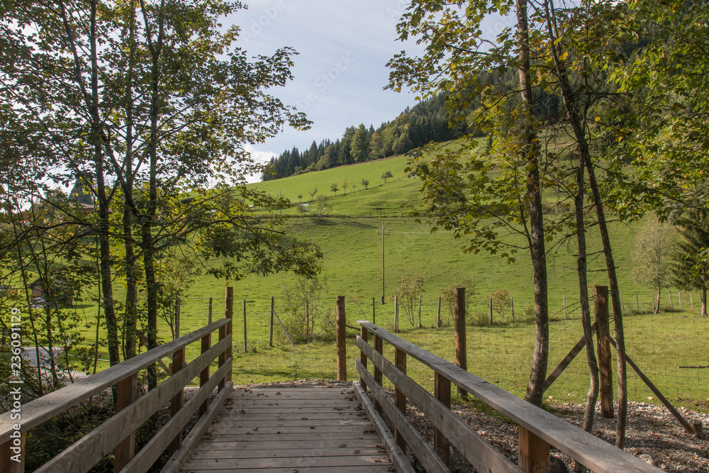 mountain landscape next to Werfenweng