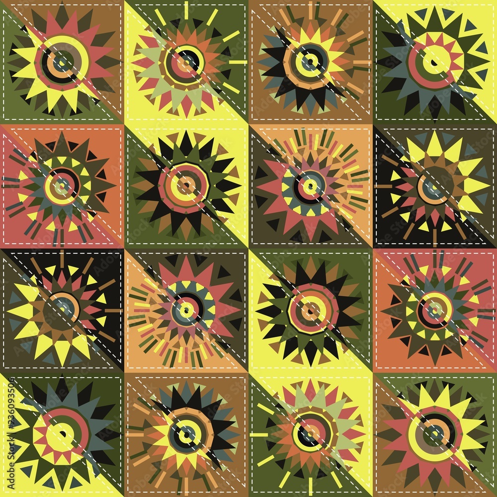 patchwork background with different patterns patchwork background with different patterns