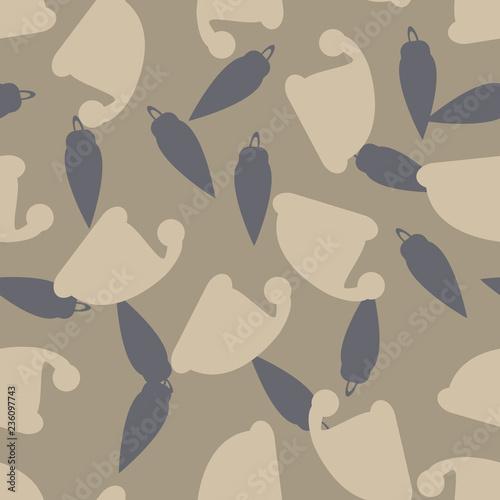 Christmas camouflage of various shades of beige and blue colors