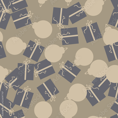 Christmas camouflage of various shades of beige and blue colors