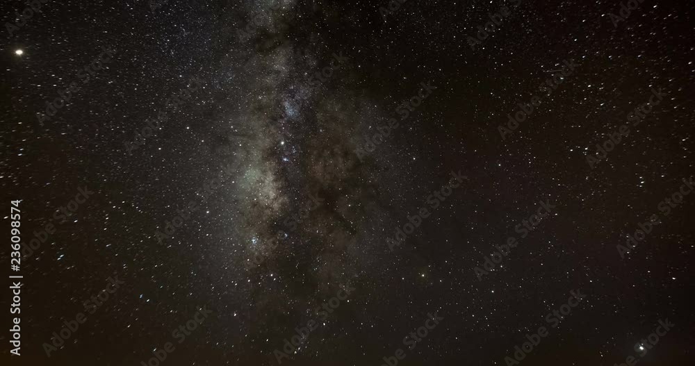 Time lapse sequence of the milky way at Teide National Park in Tenerife Time lapse sequence of the milky way at Teide National Park in Tenerife