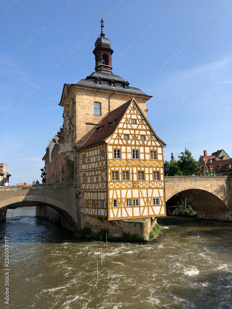 The old town hall in Bamberg