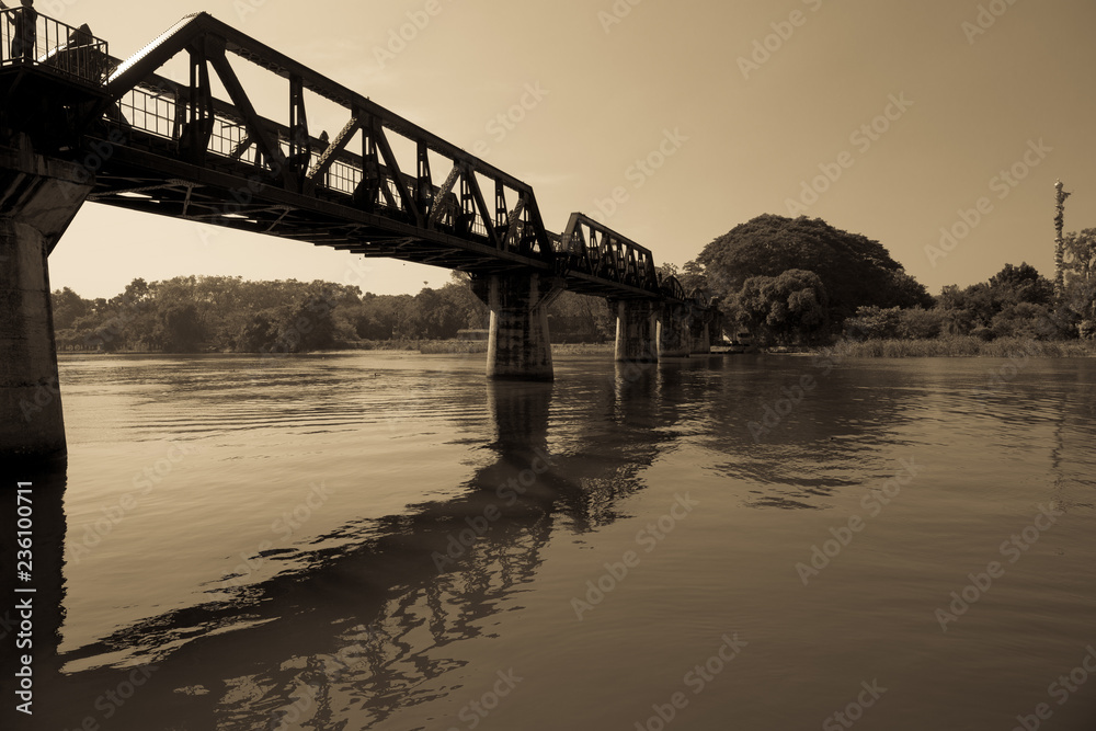 Fototapeta premium Bridge over the Kwai River