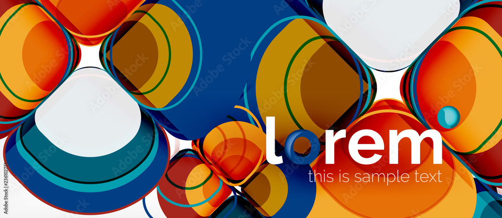 Obraz premium Geometric modern abstract background