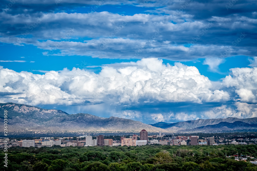 Clouds above Albuquerque, NM