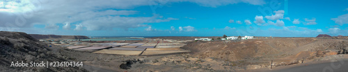 Panorama von der Saline auf Lanzarote
