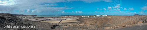 Panorama von der Saline auf Lanzarote photo