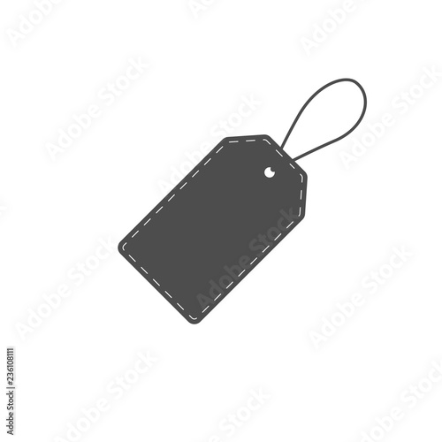 Vector price tag icon. Price tag shape. Promoaction label. Sale banner. Blank tag. Design element logo mobile app interface card or website