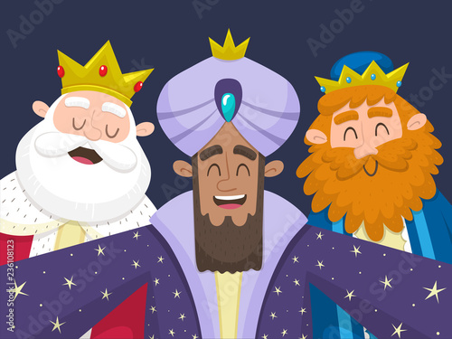The three Kings taking a selfie photo