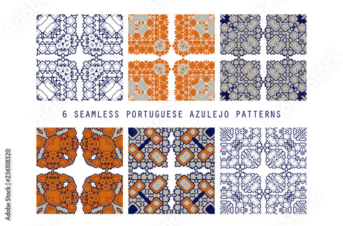 Traditional ornate portuguese decorativ