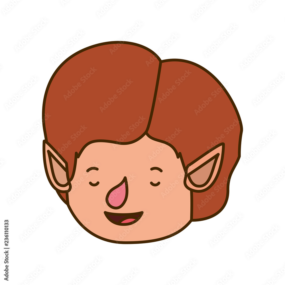 elf head avatar character