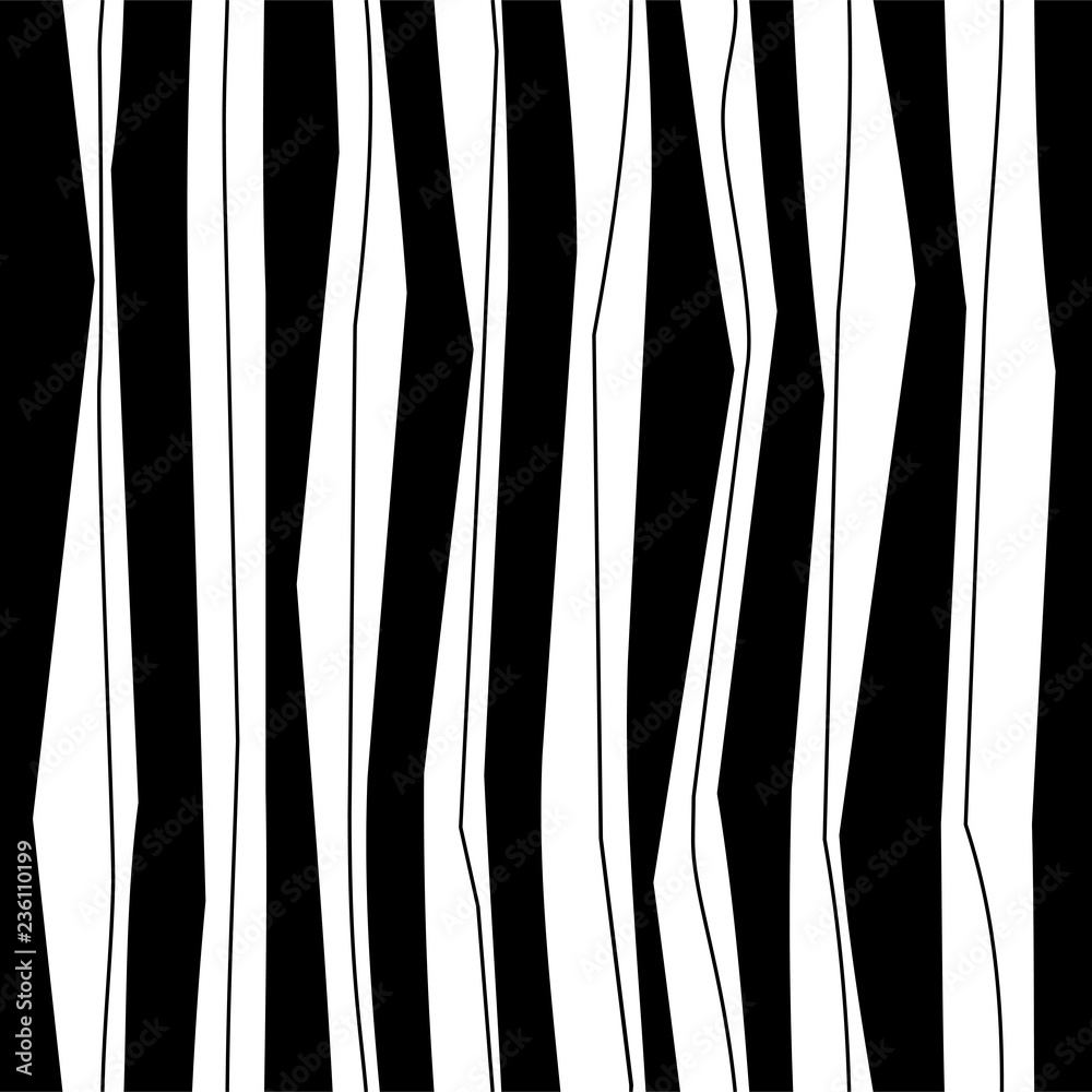Vector abstract black and white seamless background from lines. Geometric stripe texture. Vector abstract black and white seamless background from lines. Geometric stripe texture.