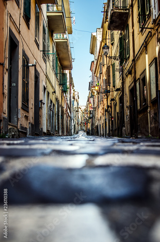 One of the streets in Frascati. Rome. Italy. 
