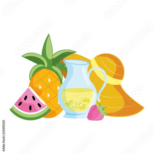 delicious fresh juice cartoon