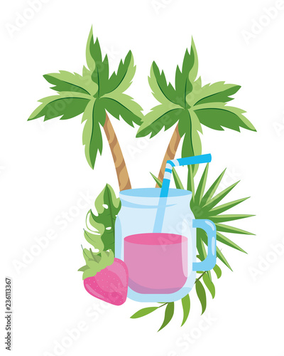 delicious fresh juice cartoon