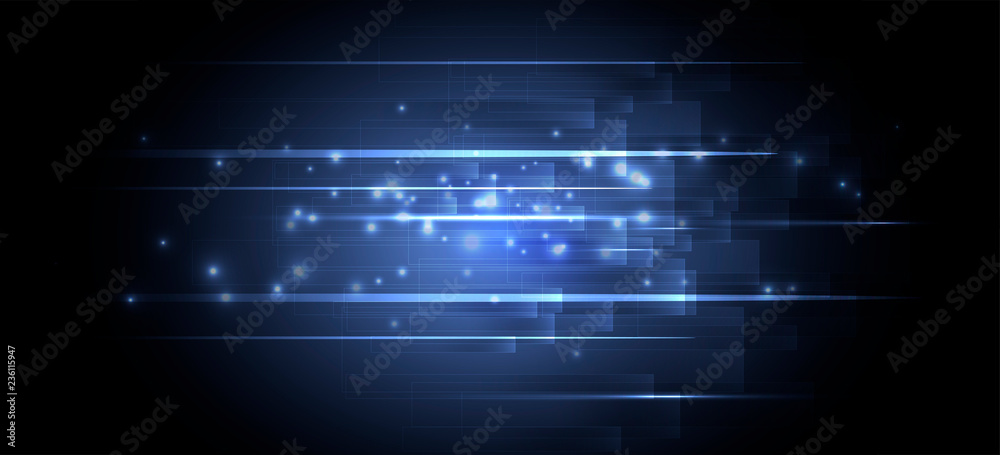 Obraz premium Abstract tech background. Futuristic technology interface