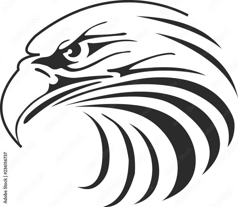 Naklejka premium Cabeza de animal